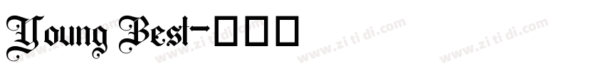 Young Best字体转换
